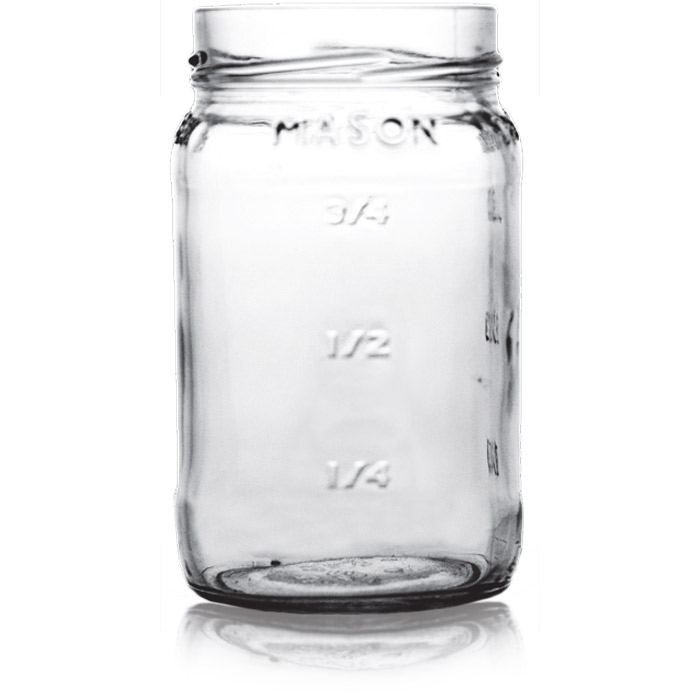 Mason Jar With Measurements - Zenan Glass