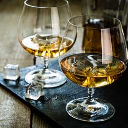 whisky glasses